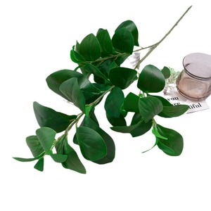 Branche de feuille de haricot artificielle 30cm-100cm en plastique, décoration de mariage, accessoire de décoration intérieure, plante verte - Product Image 5