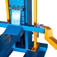 HuaTong - Elevador Hidráulico Portátil para Autos, 2900 kg, Precio de Fábrica, Bloqueo Manual, Doble Cilindro, 220-240V/380-400V, 2.2KW, Elevación de 1800 mm