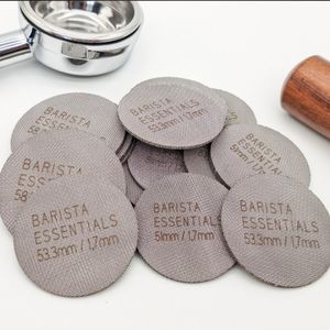 Layar Pancuran E61 layar kepingan 51mm Modern, alat baja penyaring Espresso 150 μ<span class=keywords><strong>m</strong></span> 1.7mm untuk teh kopi ukuran 58mm - Product Image 3