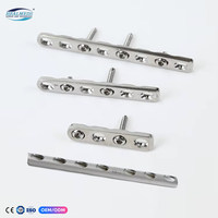 Plaques de fixation osseuse pour chirurgie orthopédique traumatique, plaque humérale tubulaire 1/3 LC DCP, Placa De Osteosintesis Ortopedica
