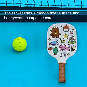 Chifory Sports, alta calidad, gran punto dulce, superficie de fricción de fibra de carbono prensada en frío, raqueta Pickleball personalizada con aprobación de USAPA - Product Image 6