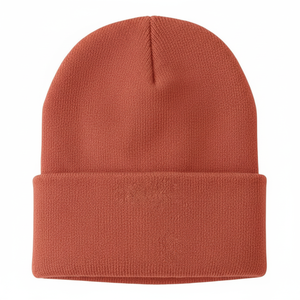 หมวกบีนนี่ถักลายโลโก้ตามสั่งสไตล์ใหม่หมวกบีนนี่ผ้าฝ้ายสีทุกแบบ2026สำหรับฤดูหนาว - Product Image 1