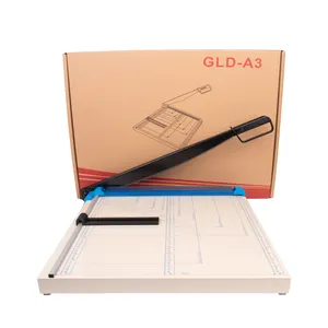 Cortador de papel de mesa de papelão portátil, cortador de papel resistente, guilhotina, manual A3, preço bonito
