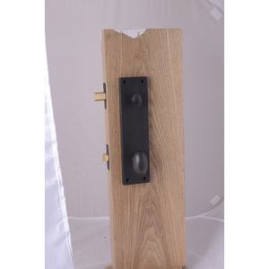 Serrure de porte intérieure en bois massif de luxe, entièrement en cuivre, ajourée, silencieuse, pour villa européenne, chambre à coucher - Product Image 4