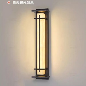 Lampe murale extérieure minimaliste moderne à LED, étanche, pour l'éclairage des portails de villa et de cour ZS0128 - Product Image 4