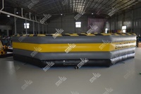 Juego Inflable Toxic Meltdown, Desafío Wipeout, Último Hombre en Pie, Juego Deportivo Interactivo Inflable