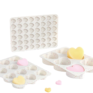 New Ideas Love Shape Food Grade <b>Silicone</b> Cake Mold Easy Demoulding Oven Safe Baking <b>Tool</b> - Product Image 2