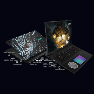 Ordinateur portable de jeu MSl 2025 Dragon Edition 18 pouces UHD 4K Mini LED 120Hz 24 cœurs Intel I9 6 To SSD RTX5080 rétroéclairage RVB Windows 10 - Product Image 3