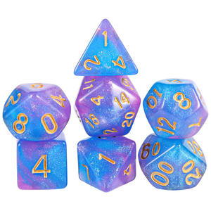 Juego de Dados Poliédricos Ecológicos de 16 mm para DND, Forma Irregular, Acrílico y Plástico, Fabricados por Fabricantes de Dados para Jugadores - Product Image 6