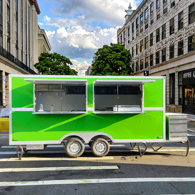 Customized Pizza Hamburger Food Truck 4
