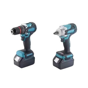 電動工具コードレスリチウム電池式インパクトパワーレンチドリルセット - Product Image 2