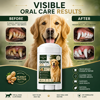 Gel dentaire pour animaux de compagnie aux ingrédients naturels pour chats et chiens, haleine fraîche sans brossage