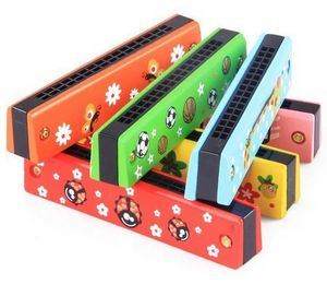 Harmonica en bois peinte en forme d'animal, instrument de musique pour l'apprentissage précoce et l'éveil musical - Product Image 3