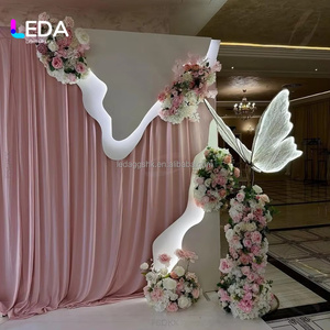 Panel de Fondo Acrílico LEDA de Nuevo Diseño con Tira de Luces LED, Elegante Fondo para Bodas con Decoración Luminosa para Eventos - Product Image 3