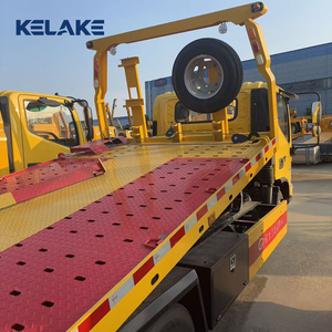 Yellow Tow <b>Truck</b> 20 Ton <b>Flatbed</b> Wrecker Diesel Manual Transmission New - Product Image 5