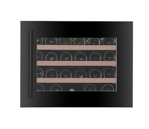 Vitrine à vin porte ventilateur de température électronique vin français ventilateur personnalisé refroidissement 100 cave à vin argent acier inoxydable - Product Image 6