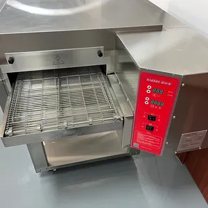 피자 가스 오븐 쌓을 수있는 가스 전원 컨베이어 피자 오븐 가스 상업용 주방 장비