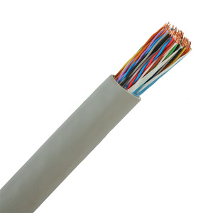 بسعر المصنع كابل هاتف خارجي 10-أزواج Cat6 معزول بدرع UTP وطول m