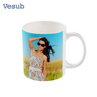 Vesub, vente en gros de haute qualité, 11 oz, qualité A, qualité AA, pour impression par transfert thermique, tasse à café en céramique