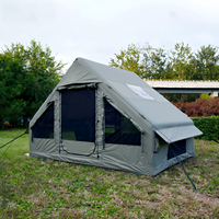Tente gonflable d'extérieur à prix d'usine, tente de pique-nique pliable, hébergement familial en plein air, tente de camping gonflable imperméable