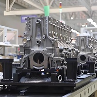 Chaîne de montage semi-automatique de moteur de voiture pour la vitesse réglable de convoyeur de moteurs d'essence/diesel