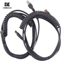 Cable Profesional Flexible para Escáner de Código de Barras RJ45 USB, Revestimiento de PVC Trenzado, Opciones de 2M, 3M y 5M para Cables de Datos de Computadora