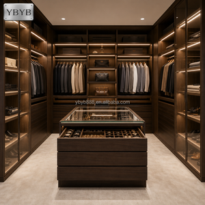 Armoire penderie autoportante pour hommes et femmes - Facile à assembler, en bois, grande capacité, idéale pour villa - Product Image 1