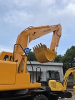 Excavatrice Hyundai 210W-7 d'occasion en bon état avec moteur et pièces détachées d'excellente performance