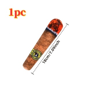 Juguete de Peluche para <span class=keywords><strong>Perros</strong></span> en Forma de Cigarro con Sonido Incorporado, Bolsa de Aire y Papel Suave, Juguete Interactivo para Masticar para <span class=keywords><strong>Perros</strong></span> - Product Image 4
