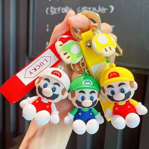 Porte-clés créatif en PVC 3D mignon, pendentif pour sac d'école, porte-clés de jeu, porte-clés - Product Image 2