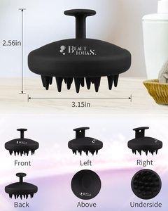 Wholesale Silicone <b>Scalp</b> Scrubber <b>Brush</b> Soft Bath <b>Brush</b> Hair Shampoo <b>Brush</b> <b>Scalp</b> Massager - Product Image 5