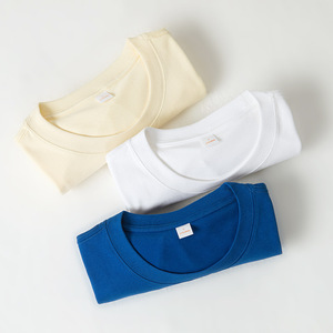 T-shirt en coton épais 290G, col rond, coupe ample, uni, pour impression de logo personnalisé, vente en gros - Product Image 5