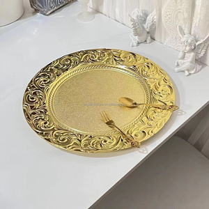 จานชาร์เฮอร์ใช้แต่งตัวโต๊ะอาหารเย็นที่<span class=keywords><strong>โรงแรม</strong></span>ปาร์ตี้งานแต่งงานและกิจกรรมพิเศษอื่นๆ - Product Image 1