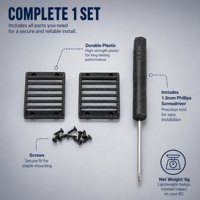 Kit de protection de phare avant en plastique avec tournevis, adapté aux pièces de crawler RC 1/18