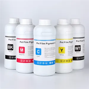 Película de transferencia de mascotas A3 A4 de alta calidad, pigmento textil blanco, juego de tinta de impresora Dtf para Epson L1800 1800 1430 1000
