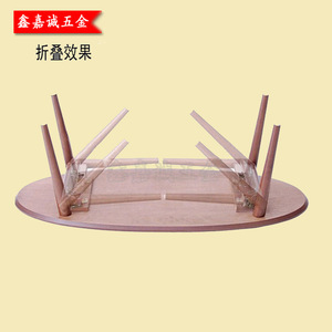 Folding <b>Hinge</b> 2.5 Mm Cold Rolled Steel Zinc Plated Furniture Hardware For <b>Table</b> Leg Indoor Use Durable Surface Mount - Product Image 3