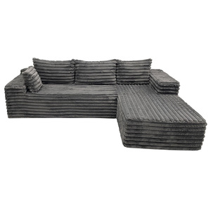 Canapé modulaire compressible en forme de L, ensemble de canapés combinables, canapé nuage pour salon, mobilier compressible portable - Product Image 4