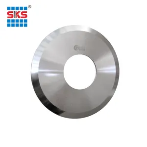 Precision disc-shaped small hole circular slitting knife is used in the field of rubber products cutting