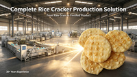 200kg/h Thai Crispy Rice Cracker Processing Extruder Machine Production Line Equipment