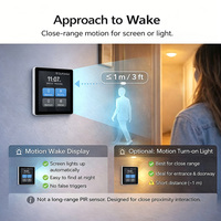 Interruptor de luz inteligente Tuya Wifi Zigbee Wifi Mesh de pantalla completa de 1/2/3/4 bandas para cortinas, compatible con Smart Living, Alexa y Google Home