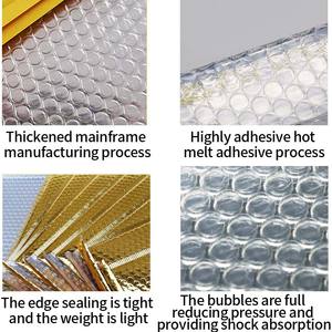 Commercio all'ingrosso sacchetto di posta in schiuma d'oro personalizzato imballaggio alla rinfusa posta in plastica Online rivenditori E negozi di E-commerce globale di <span class=keywords><strong>spedizione</strong></span> borse per posta - Product Image 2