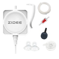 Mini pompe à oxygène pour petits aquariums et bacs à poissons, design micro rond et carré, faible bruit (30 dB), débit de 450 ml/min