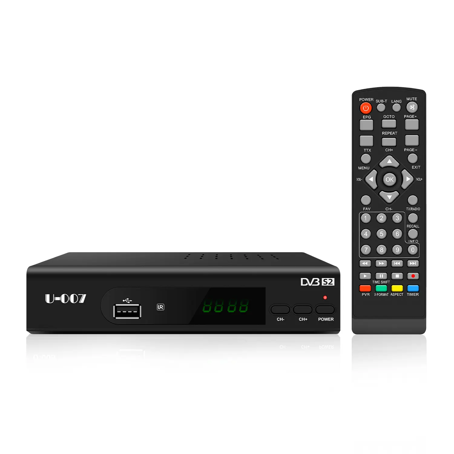 Gratis ke saluran udara DVB S2 Set kotak atas H265 penerima TV satelit dekoder CCCAM NEWCAM mendukung IKS