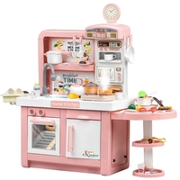 Cuisinière électrique à induction tactile simulée surdimensionnée, jouet de cuisine pour filles, enfants, nouveau style 2022