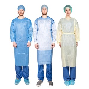 Camice Chirurgico Sterile Monouso per Medici Ospedalieri, 45 g/m² SMS Non Tessuto Rinforzato, Livello AAMI 4 - Product Image 6