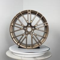 Jantes en alliage de style exécutif 20 21 22 pouces 5x112 Marron brillant à multiples rayons avec face usinée pour voitures de tourisme
