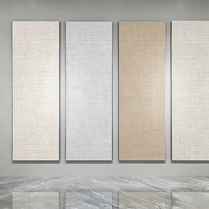 Pannello Murale Moderno Impermeabile in Tessuto con Texture di Carbone di Bambù e Impiallacciatura in Legno, Fibra di Carbonio Cristallina, Installazione Rapida per Uso Commerciale - Product Image 4