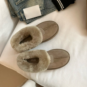 Bottes de neige classiques pour femmes, nouvelle collection 2026, semelle épaisse de designer, chaussures d'hiver chaudes en fourrure pour hommes, semelle extérieure EVA, semelle intermédiaire - Product Image 3