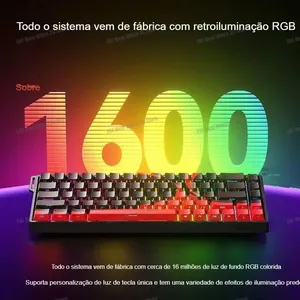 Teclado Mecánico AULA WIN60 WIN68 HE <span class=keywords><strong>MAX</strong></span> con Interruptores Magnéticos, Frecuencia de Sondeo de 8k, RGB, Sin Zona Muerta, Personalizable para eSports - Product Image 2