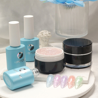 Gel UV de construction dur auto-nivelant à faible brûlure sans HEMA ni TPO, pour extension d'ongles, vernis liquide professionnel pour salon, vente en gros, fabrication OEM ODM